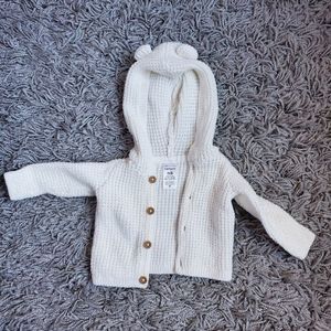Carter's Newborn white sweater